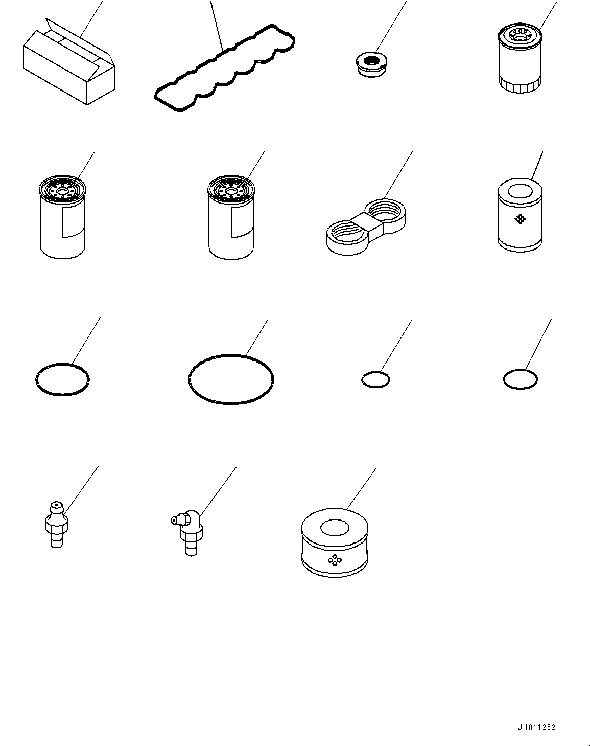 Komatsu parts book diagram for PC200LC-8M0 S/N C10001-UP: SPARE PARTS, (#C10001-)