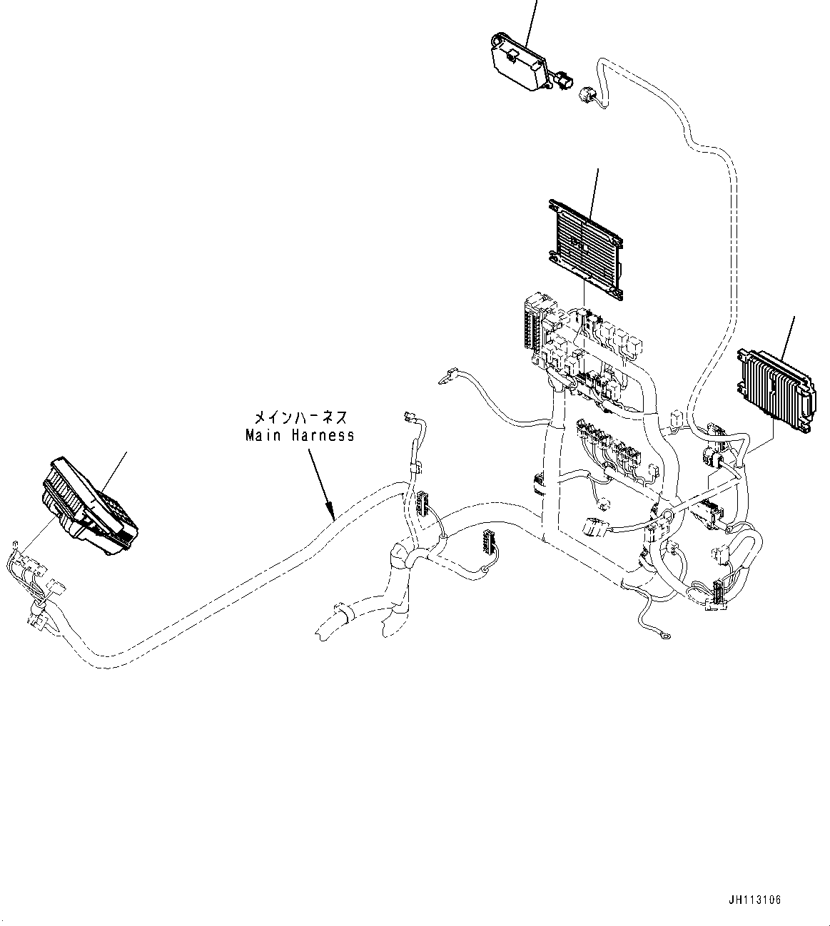 Komatsu parts book diagram for PC300-8M2 S/N 80001-UP: CAB, CONTROLLER AND MONITOR (GATEWAY FUNCTION CONTROLLER, IRIDIUM)(#80001-)