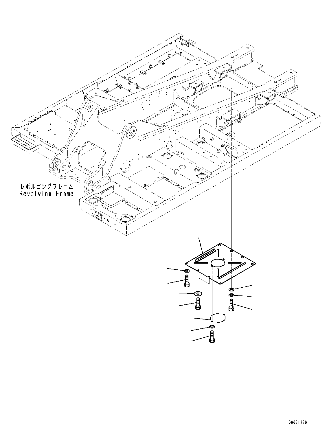 Komatsu parts book diagram for PC300-8M2 S/N 80001-UP: UNDER COVER, (2/3)(#80001-)