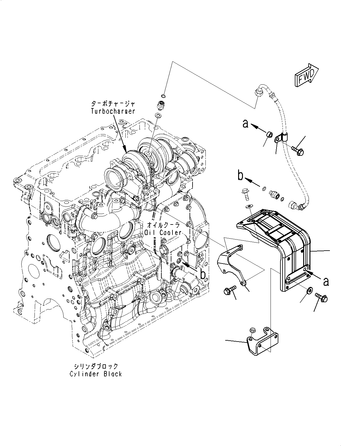 Komatsu parts book diagram for SAA4D107E-1 S/N 26527701-UP (For PC160LC-8): HEAT SHIELD, (EXCEPT JAPAN)(#26527701-)