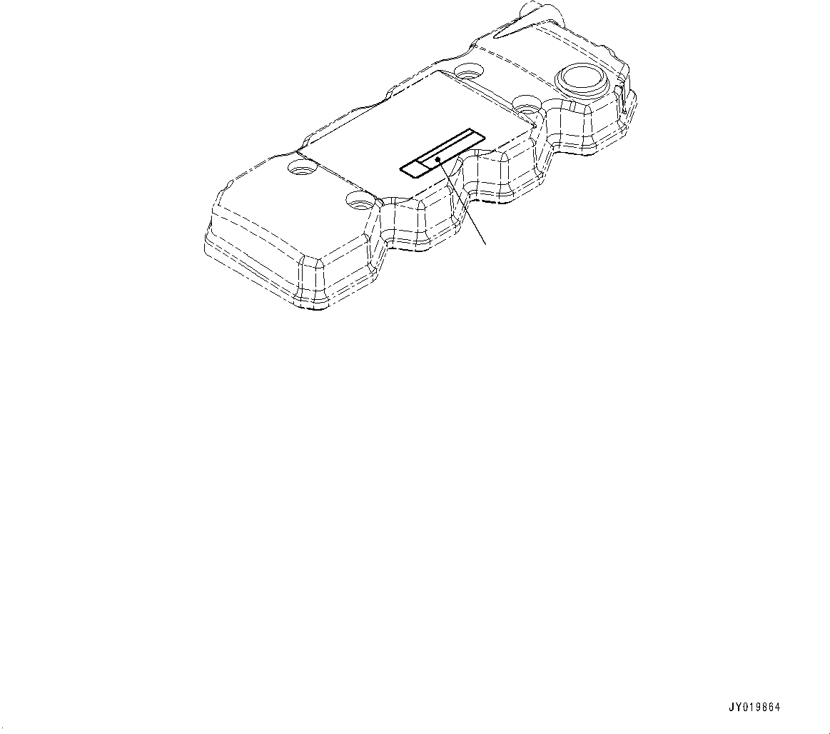 Komatsu parts book diagram for SAA4D107E-1 S/N 26527701-UP (For PC160LC-8): CAUTION PLATES, (#26739553-)
