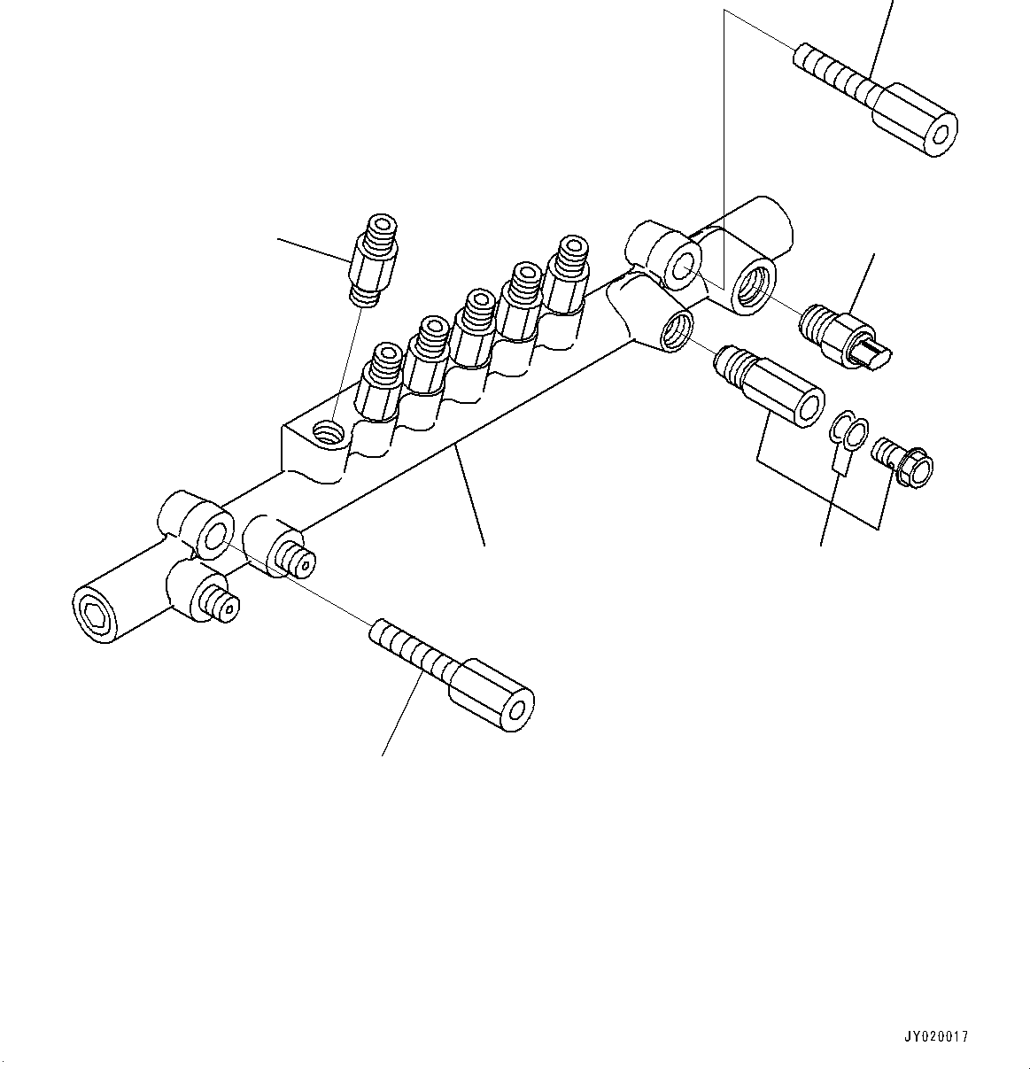 Komatsu parts book diagram for SAA6D140E-7 S/N 837072-UP (For PC900LC-11): FUEL SUPPLY PUMP, COMMON RAIL(#837072-)