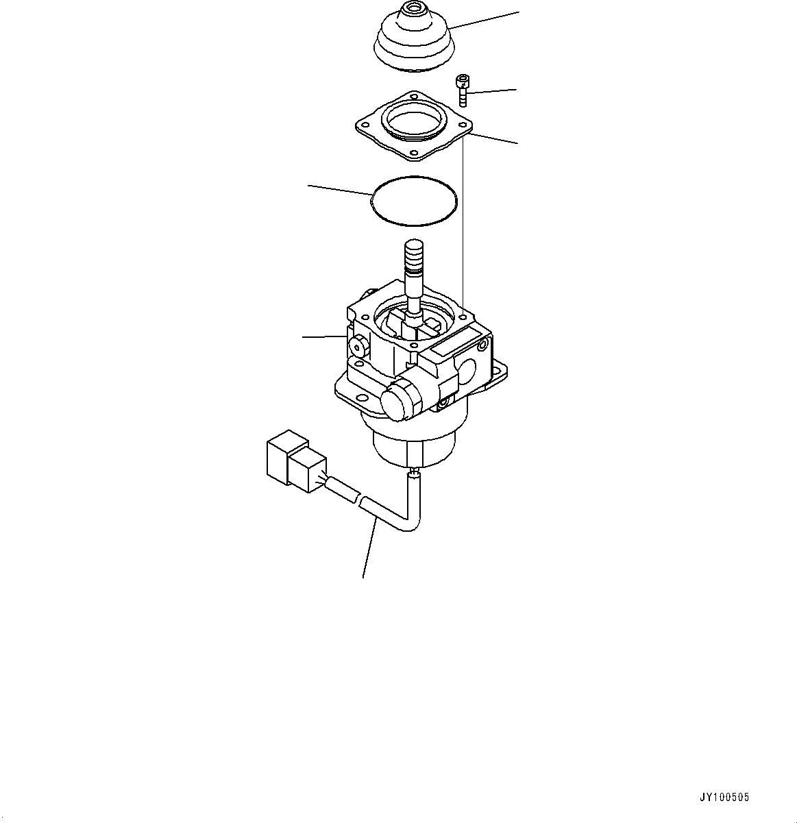 Komatsu parts book diagram for D275A-6 S/N 190001-UP (Mongolia Standard Machine): FLOOR FRAME, ELECTRIC LEVER(#190001-)