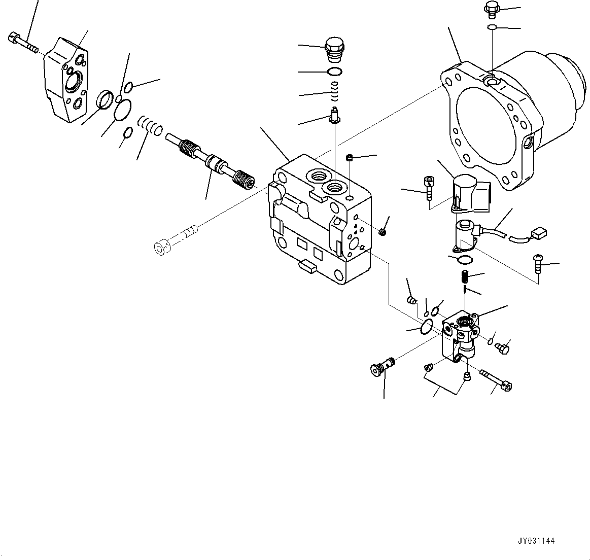 Komatsu parts book diagram for D275A-6 S/N 190001-UP (Mongolia Standard Machine): RADIATOR GUARD, FAN MOTOR (1/3)(#190001-)