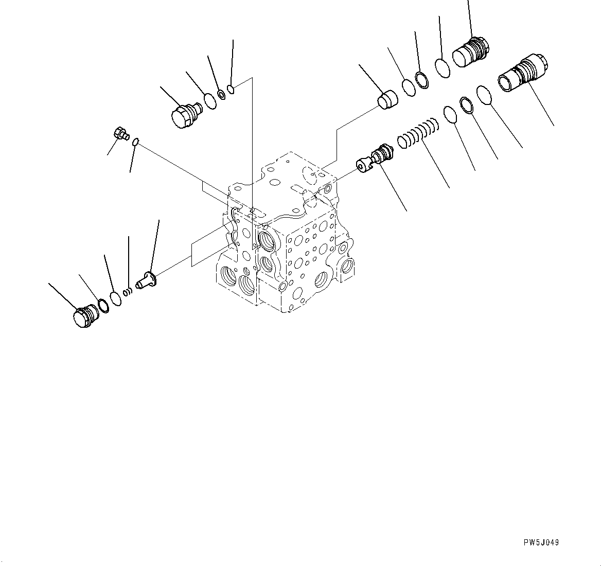 Komatsu parts book diagram for D275A-6 S/N 190001-UP (Mongolia Standard Machine): FENDER, 4-SPOOL (4/9)(#180001-)