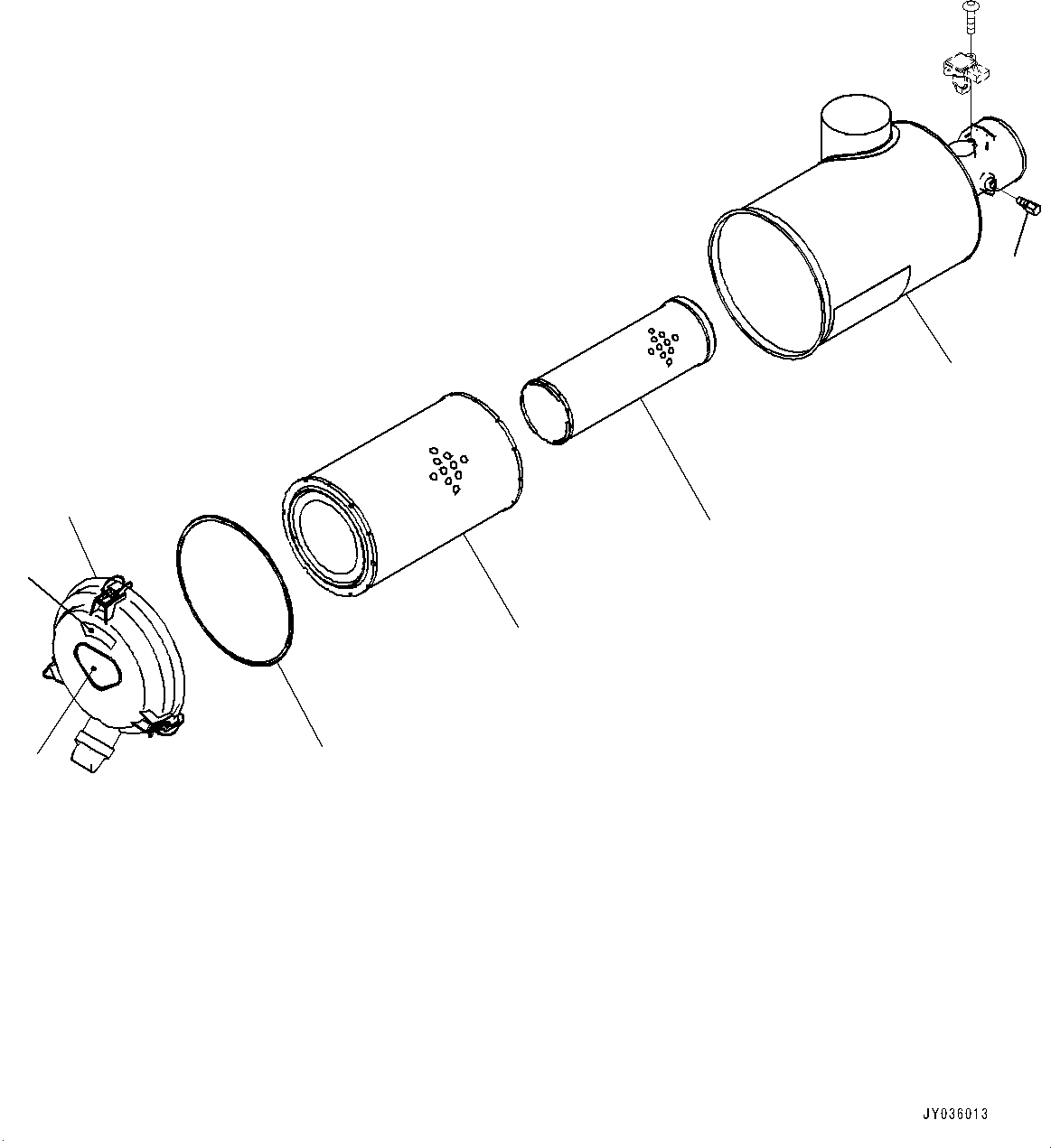 Komatsu parts book diagram for WA200-8 S/N 91001-UP: ENGINE WIRING HARNESS, INNER PARTS, AIR CLEANER(#85001-)