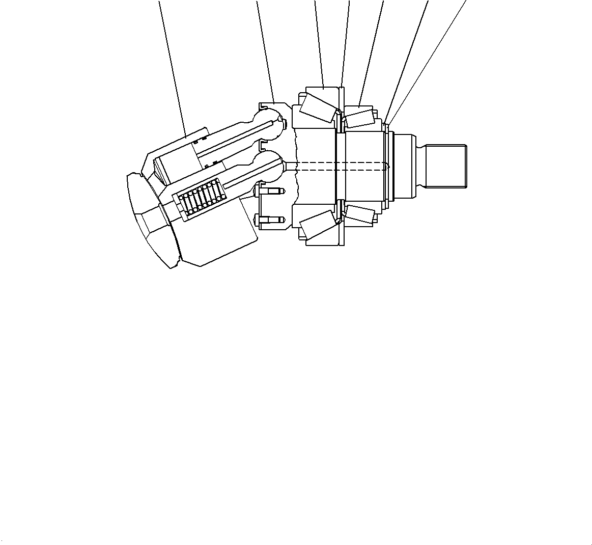 Komatsu parts book diagram for WA200-8 S/N 91001-UP: TRANSFER, INNER PARTS, MOTOR 1 (2/6)(#85001-)