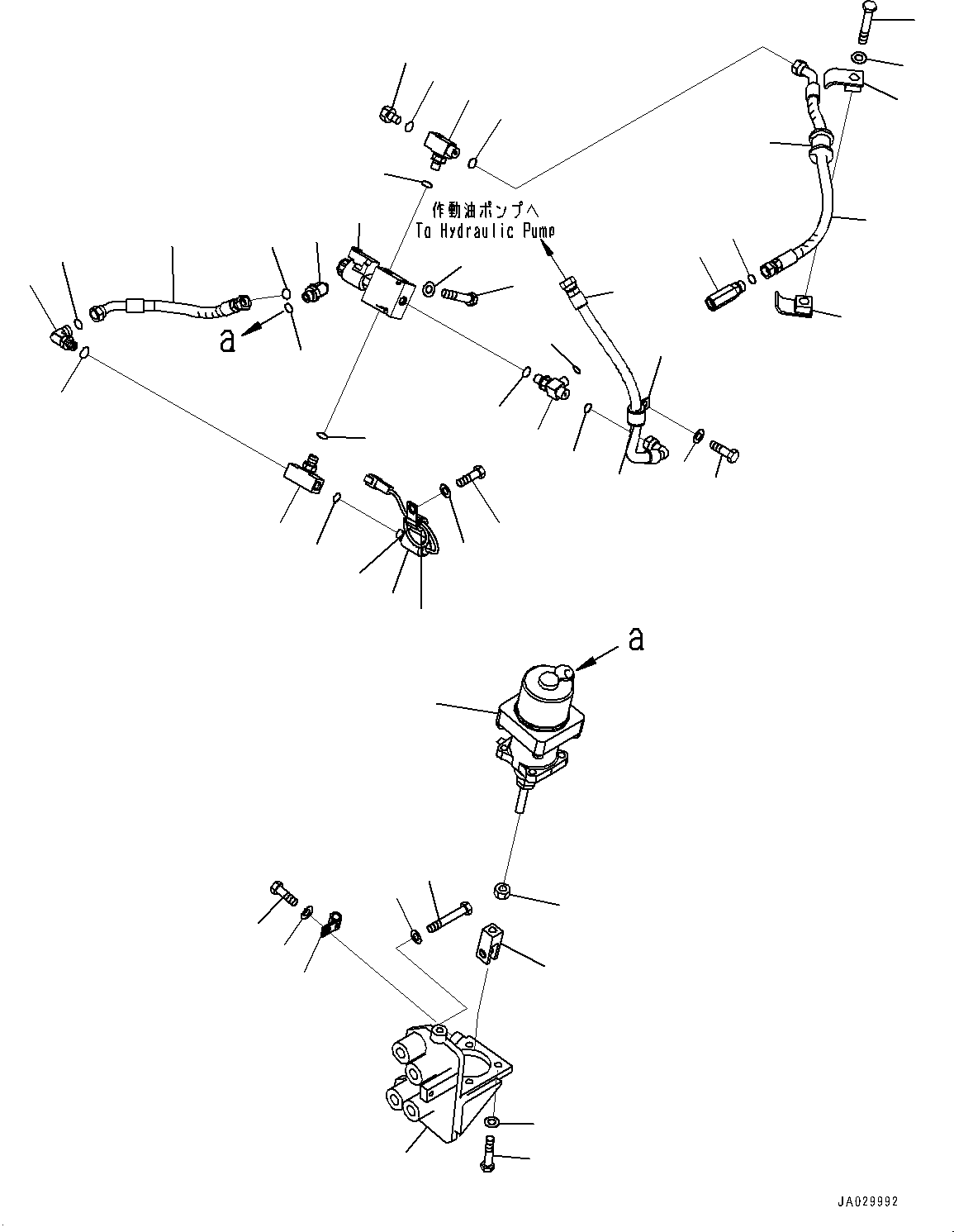Komatsu parts book diagram for WA200-8 S/N 91001-UP: TRANSFER, PARKING BRAKE(#85001-)