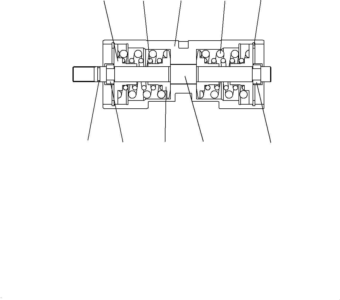 Komatsu parts book diagram for WA200-8 S/N 91001-UP: HYDROSTATIC TRANSMISSION PUMP AND HYDRAULIC OIL PUMP, INNER PARTS, PUMP (4/14)(#85001-)