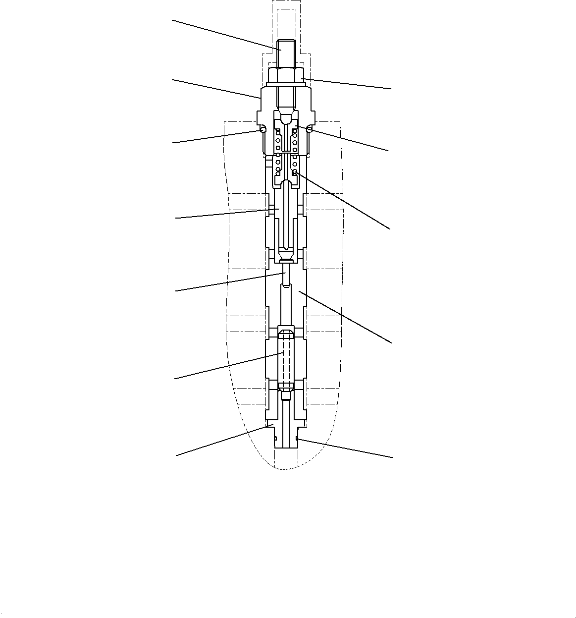 Komatsu parts book diagram for WA200-8 S/N 91001-UP: HYDROSTATIC TRANSMISSION PUMP AND HYDRAULIC OIL PUMP, INNER PARTS, PUMP (8/14)(#85001-)