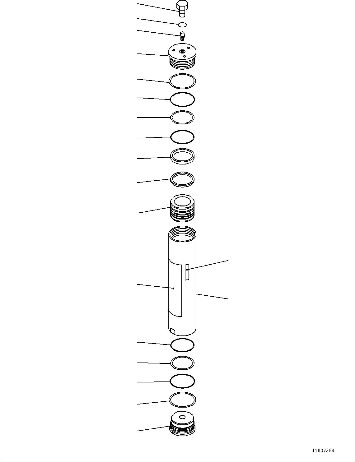 Komatsu parts book diagram for WA200-8 S/N 91001-UP: HYDRAULIC PIPING, INNER PARTS, ACCUMULATOR, R1 TYPE (FOR AUSTRALIA EXHAUST EMISSIONS 4TH REGULATIONS)(#85001-)