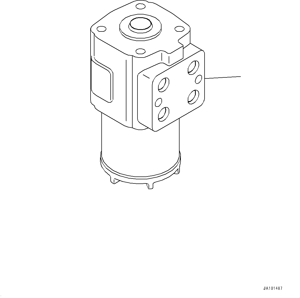 Komatsu parts book diagram for WA200-8 S/N 91001-UP: ROPS CAB AND FLOOR FRAME GROUP, ORBITROL VALVE(#85001-)