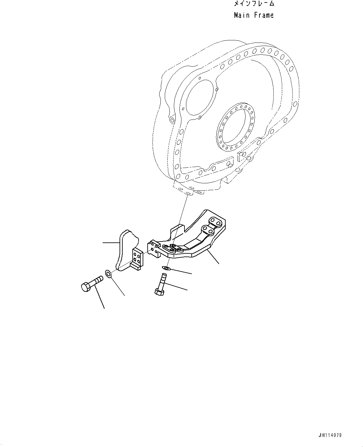 Komatsu parts book diagram for D475A-8E0 S/N 51001-UP: GUARD, R.H.(#51001-)