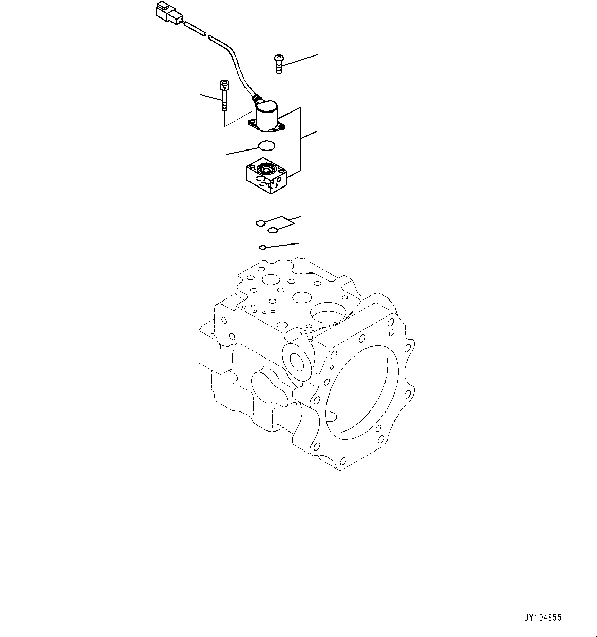 Komatsu parts book diagram for D475A-8E0 S/N 51001-UP: COOLING FAN DRIVE PIPING, PISTON PUMP (4/12) (FRONT)(#50001-)