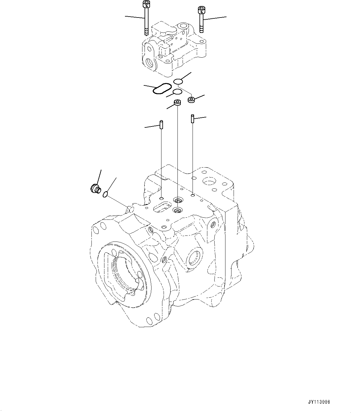 Komatsu parts book diagram for D475A-8E0 S/N 51001-UP: COOLING FAN DRIVE PIPING, PISTON PUMP (5/12)(#50001-)