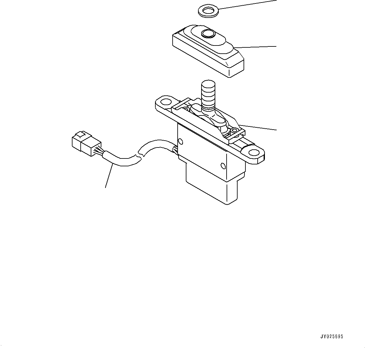Komatsu parts book diagram for D475A-8E0 S/N 51001-UP: CONTROL UNIT, ELECTRIC LEVER (2/2)(#50001-)