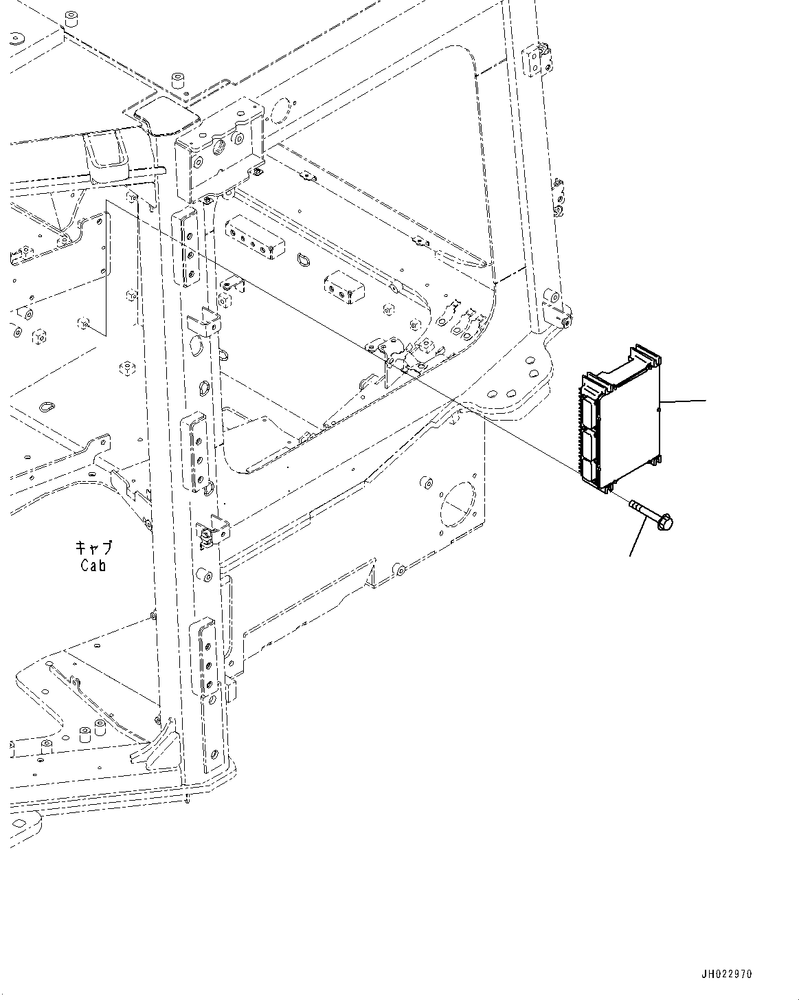 Komatsu parts book diagram for D475A-8E0 S/N 51001-UP: CAB ELECTRICAL UNIT, CONTROLLER (2/2)(#51001-)