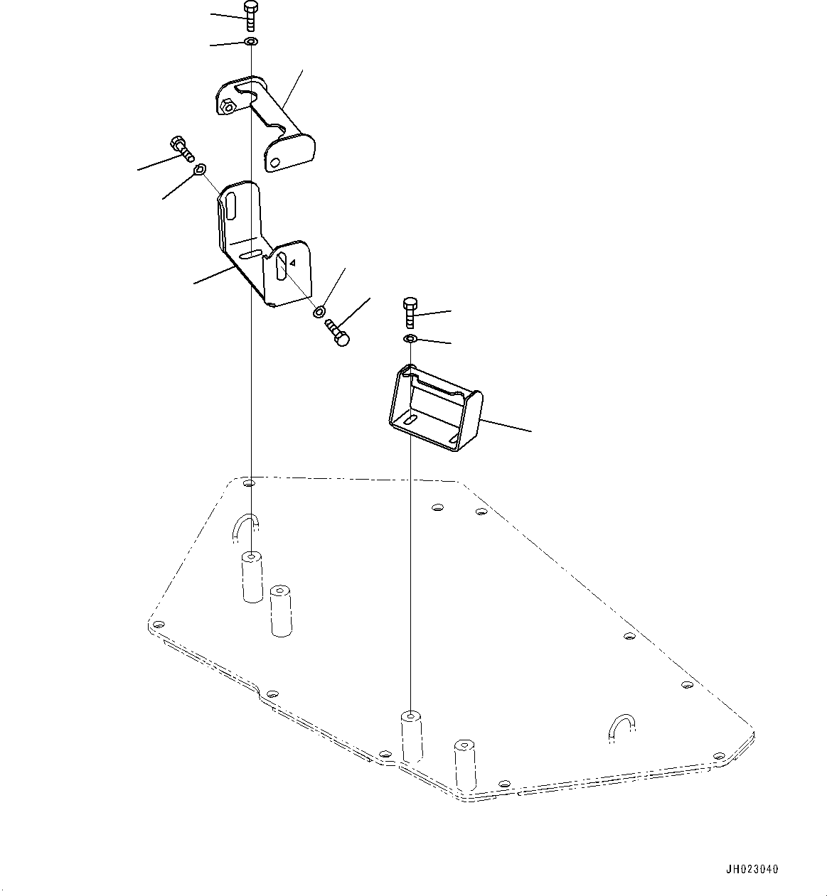 Komatsu parts book diagram for D475A-8E0 S/N 51001-UP: FLOOR FRAME COVER, FOOTREST(#50001-)