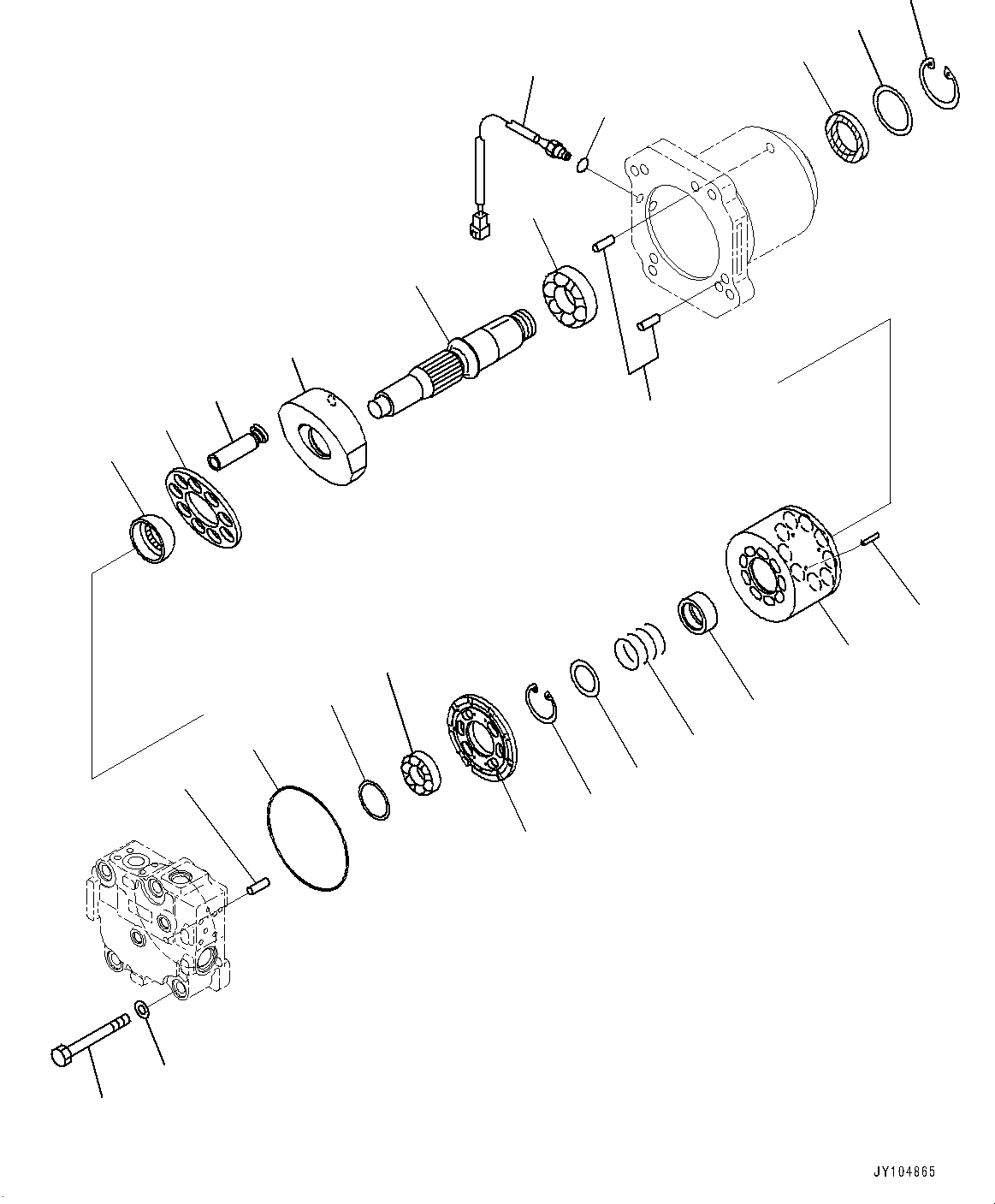 Komatsu parts book diagram for D475A-8E0 S/N 51001-UP: RADIATOR GUARD, FAN MOTOR (2/2)(#51001-)