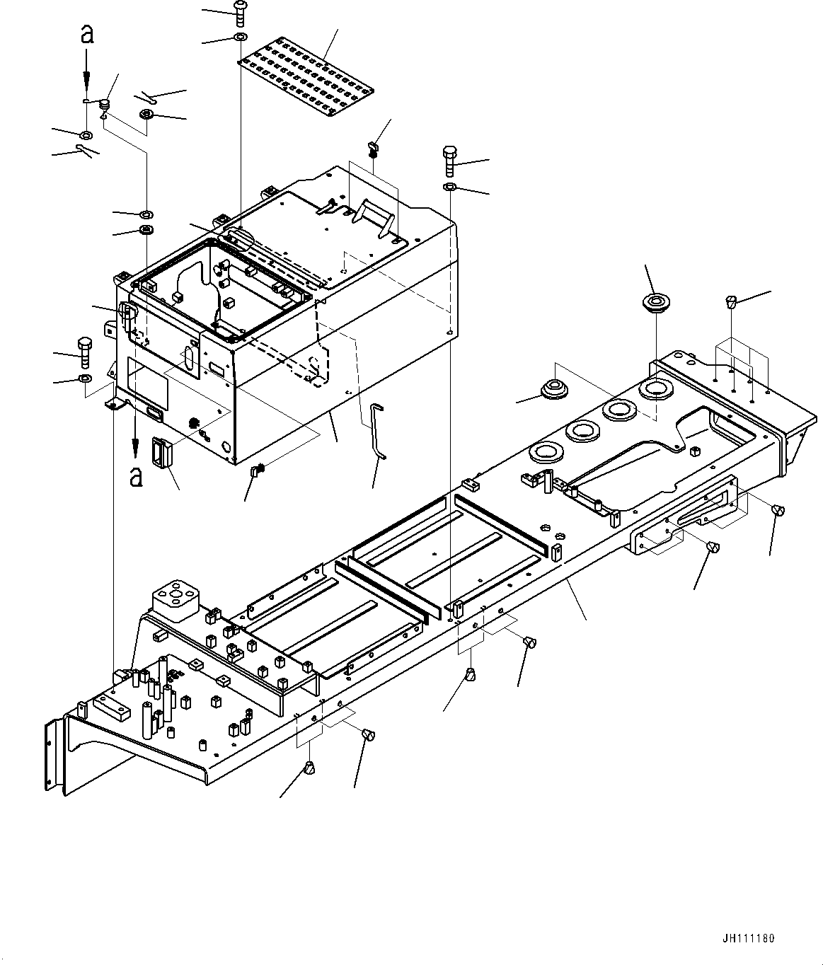 Komatsu parts book diagram for D475A-8E0 S/N 51001-UP: FENDER, FENDER, L.H.(#51001-)