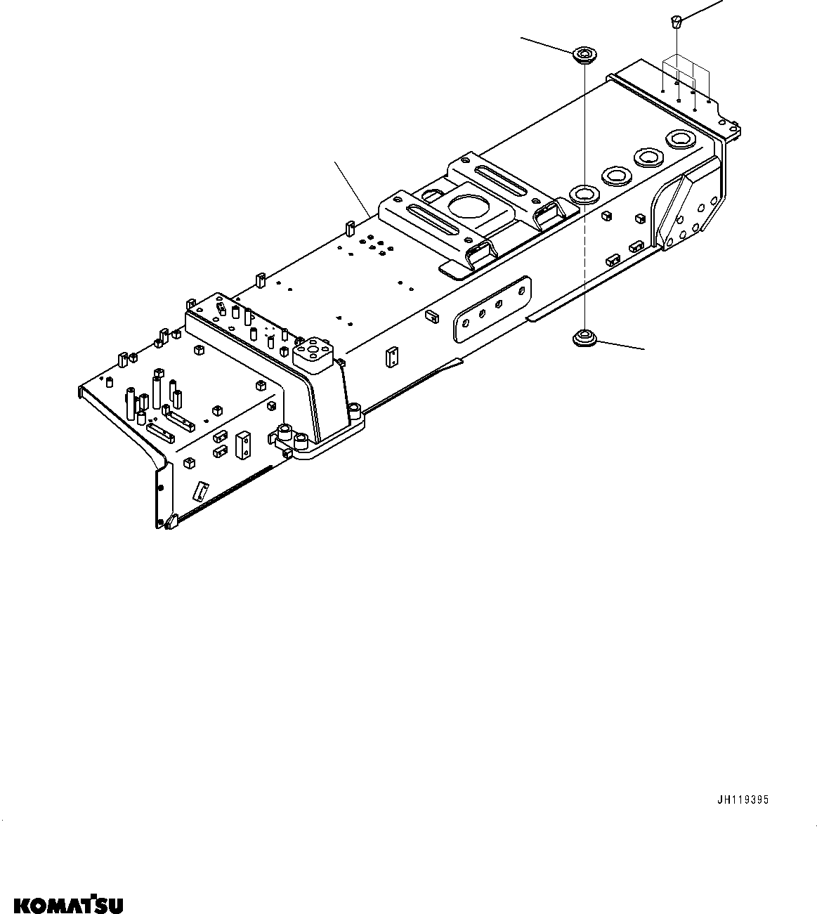 Komatsu parts book diagram for D475A-8E0 S/N 51001-UP: FENDER, FENDER, R.H.(#51001-)