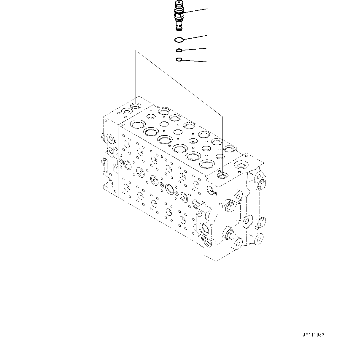 Komatsu parts book diagram for D475A-8E0 S/N 51001-UP: FENDER, 6-SPOOL (8/13)(#51001-)