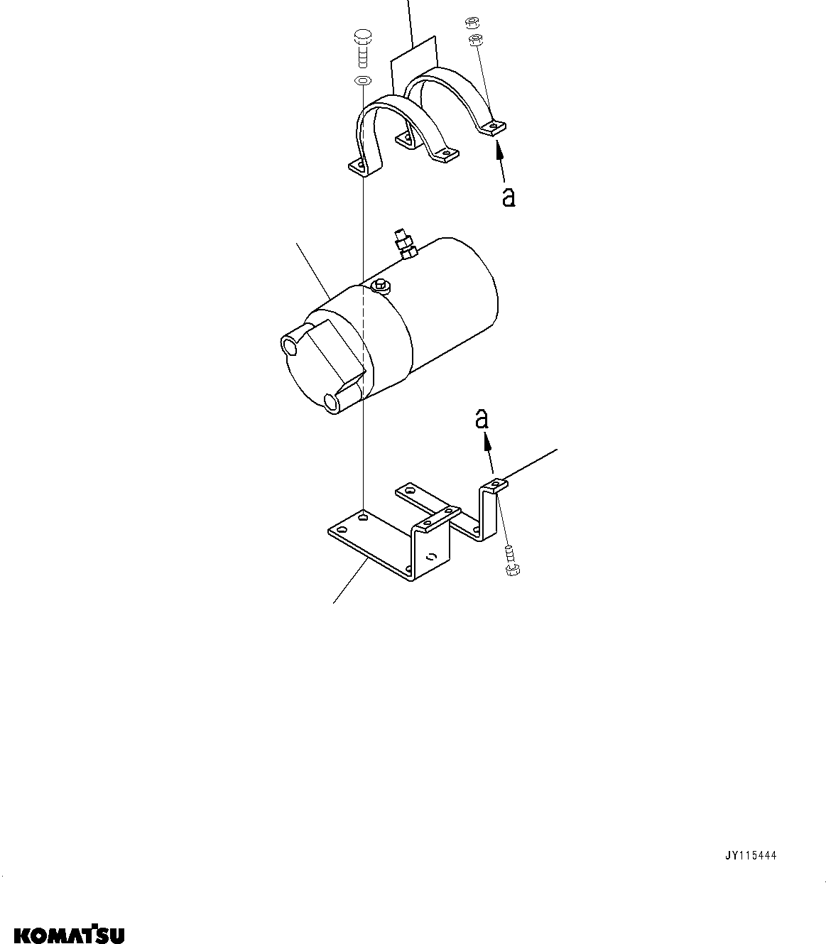 Komatsu parts book diagram for D475A-8E0 S/N 51001-UP: FENDER, OIL PUMP(#51001-)