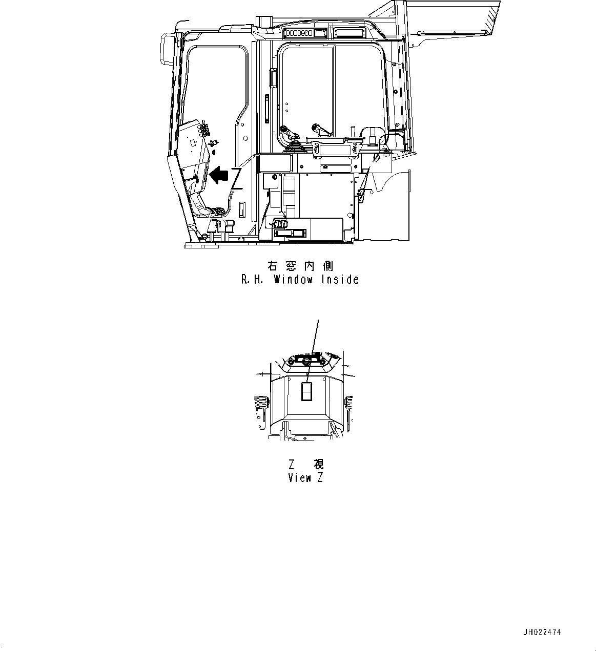 Komatsu parts book diagram for D475A-8E0 S/N 51001-UP: SEAT BELT WEARING PLATE, (#50003-)