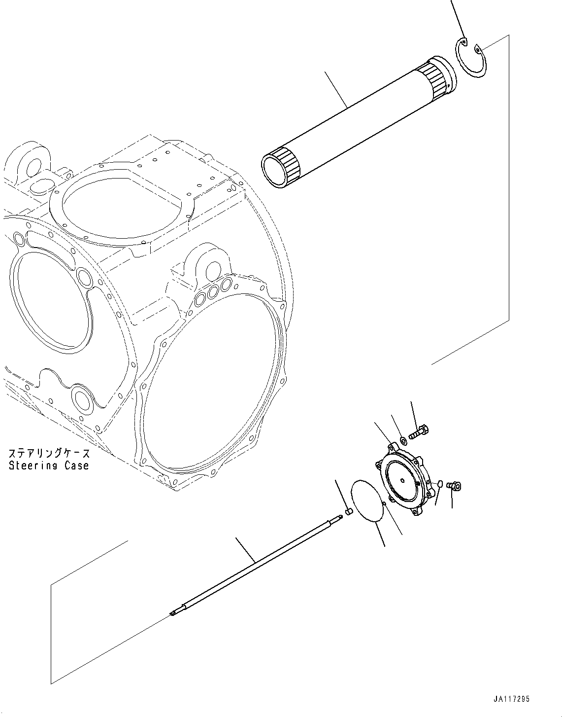Komatsu parts book diagram for D375A-6 S/N 62001-UP (Mining Specification): POWER TRAIN, FINAL DRIVE, TORQUE SHAFT(#101851-)
