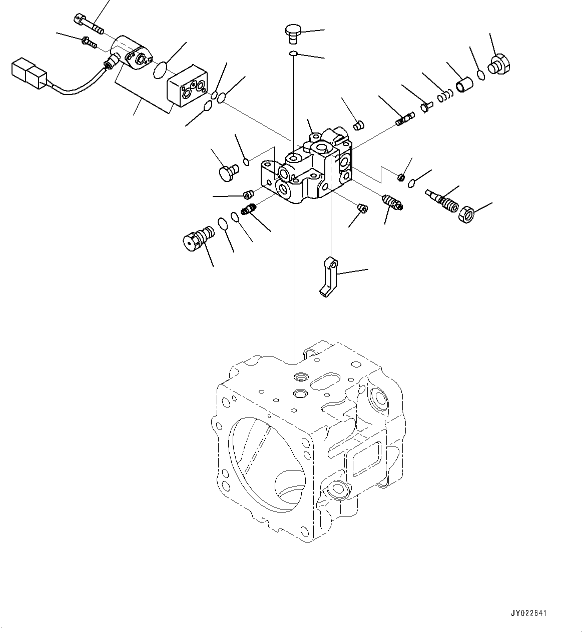 Komatsu parts book diagram for D375A-6 S/N 62001-UP (Mining Specification): COOLING FAN DRIVE PIPING, FAN PUMP (9/15) (FRONT)(#60001-60077)