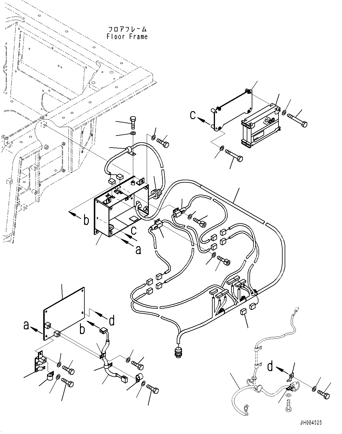 Komatsu parts book diagram for D375A-6 S/N 62001-UP (Mining Specification): VEHICLE HEALTH MONITORING SYSTEM (VHMS) AND KOMTRAX CONTROLLERS, (#60001-)