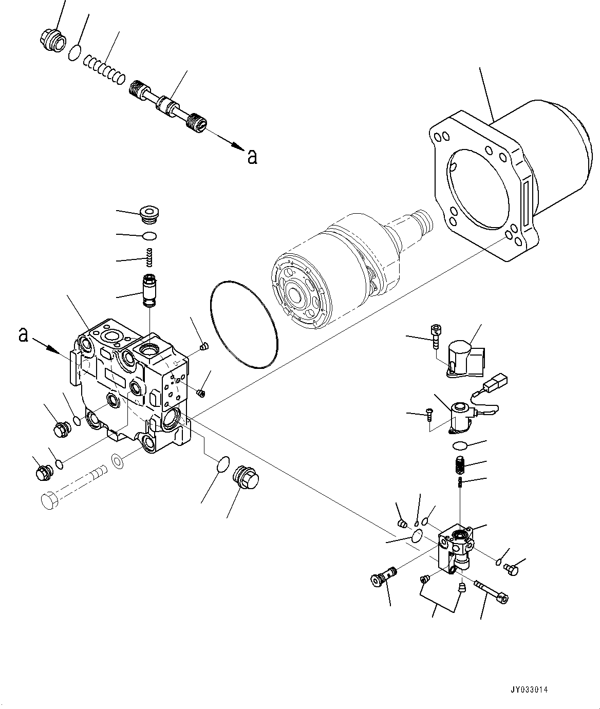 Komatsu parts book diagram for D375A-6 S/N 62001-UP (Mining Specification): RADIATOR GUARD, FAN MOTOR (1/3)(#62001-)