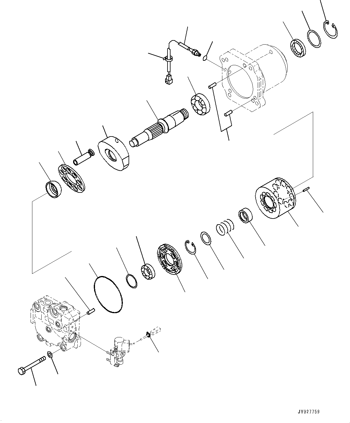 Komatsu parts book diagram for D375A-6 S/N 62001-UP (Mining Specification): RADIATOR GUARD, FAN MOTOR (3/3)(#62001-)
