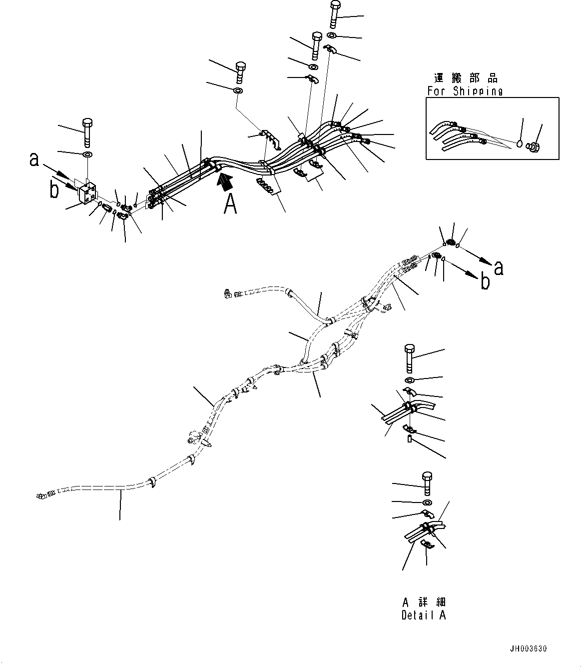 Komatsu parts book diagram for D375A-6 S/N 62001-UP (Mining Specification): FENDER, SERVICE CENTER, L.H.(#62001-)