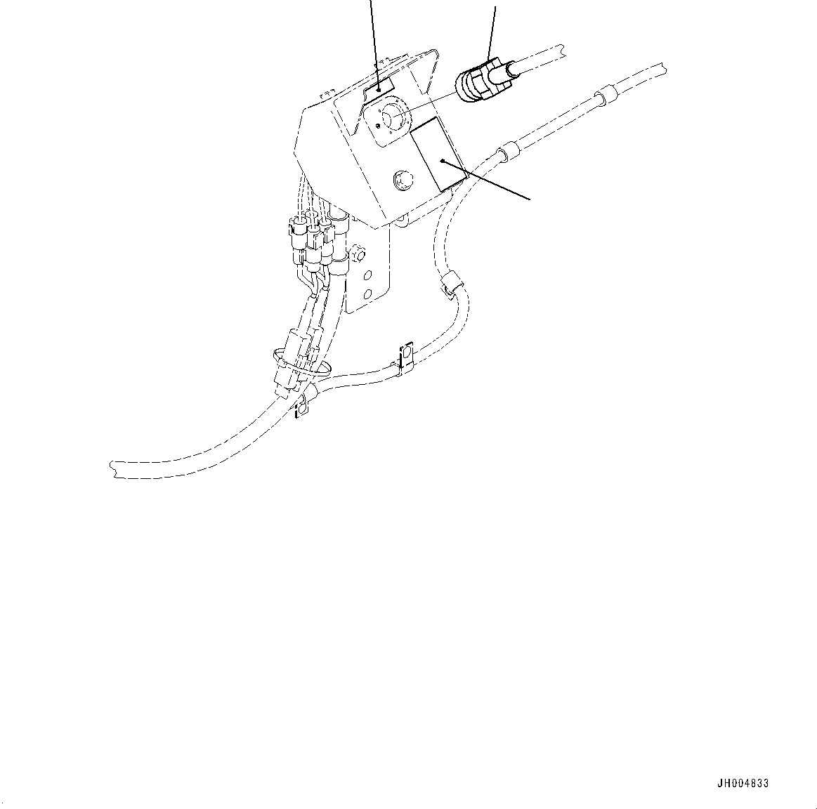 Komatsu parts book diagram for D375A-6 S/N 62001-UP (Mining Specification): COOLANT AND OIL PAN HEATER, PLUG AND PLATE(#60033-)