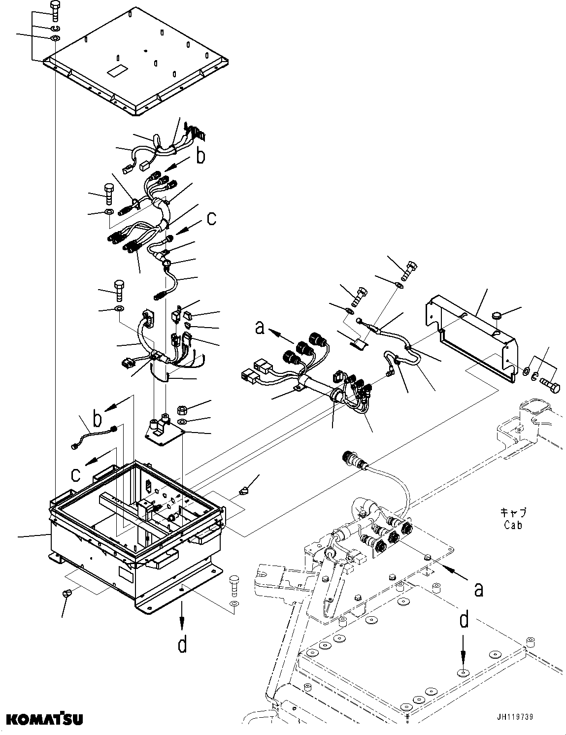 Komatsu parts book diagram for D375AI-8 S/N 81001-UP: ICT COMPONENT, MODULE(#80231-)