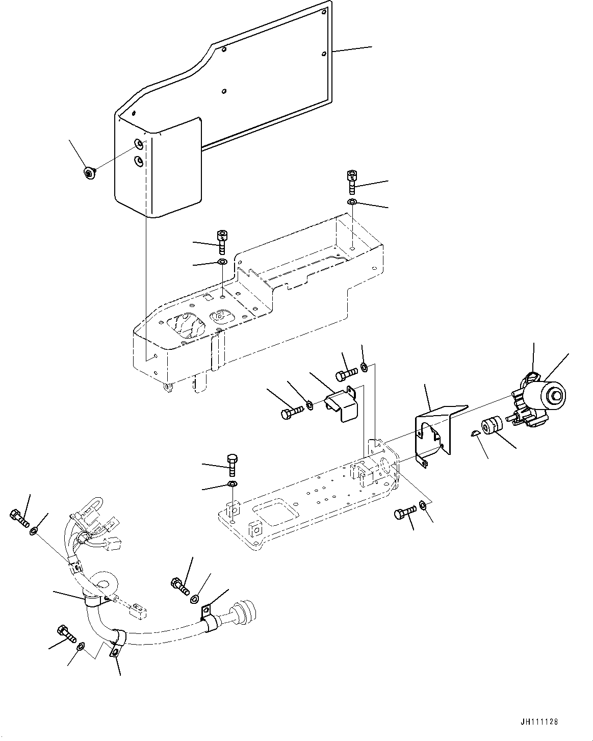 Komatsu parts book diagram for D375AI-8 S/N 81001-UP: CONSOLE RELATED PARTS, LIFT MOTOR (FINGER COMMAND CONTROL SYSTEM 2)(#81001-)
