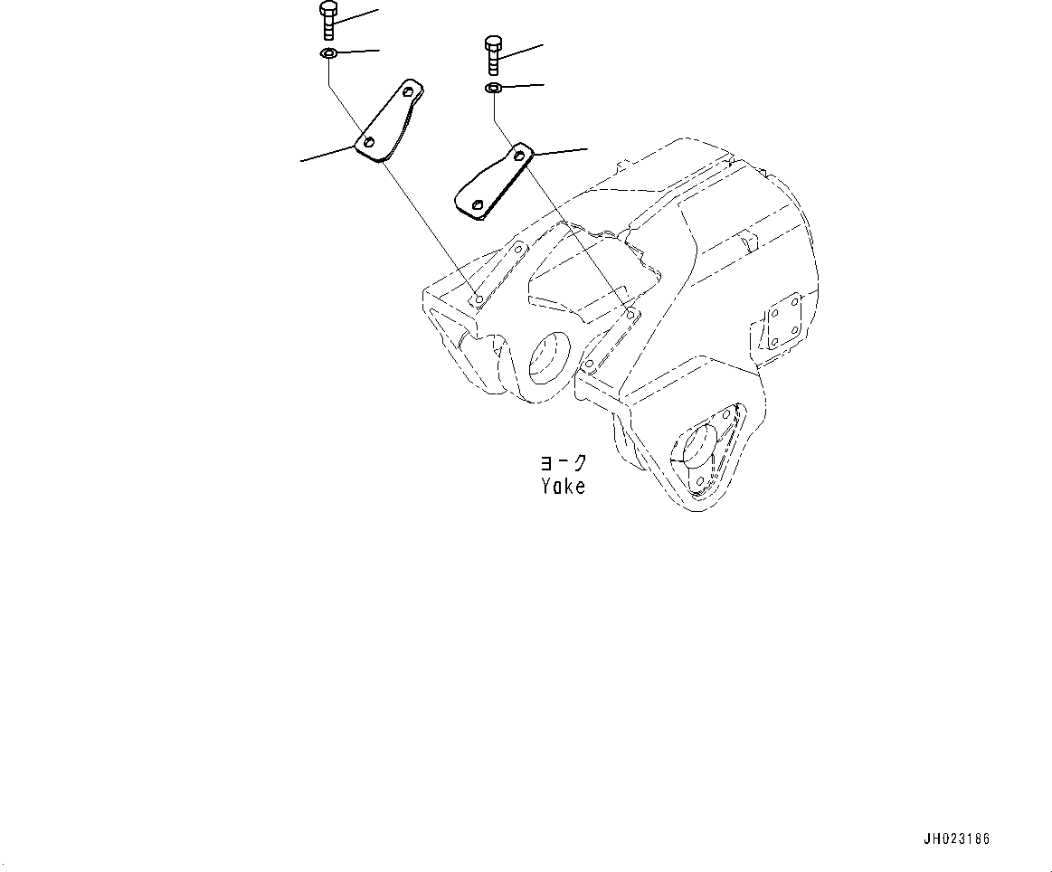 Komatsu parts book diagram for D375AI-8 S/N 81001-UP: TRACK FRAME, COVER, L.H.(#80015-)