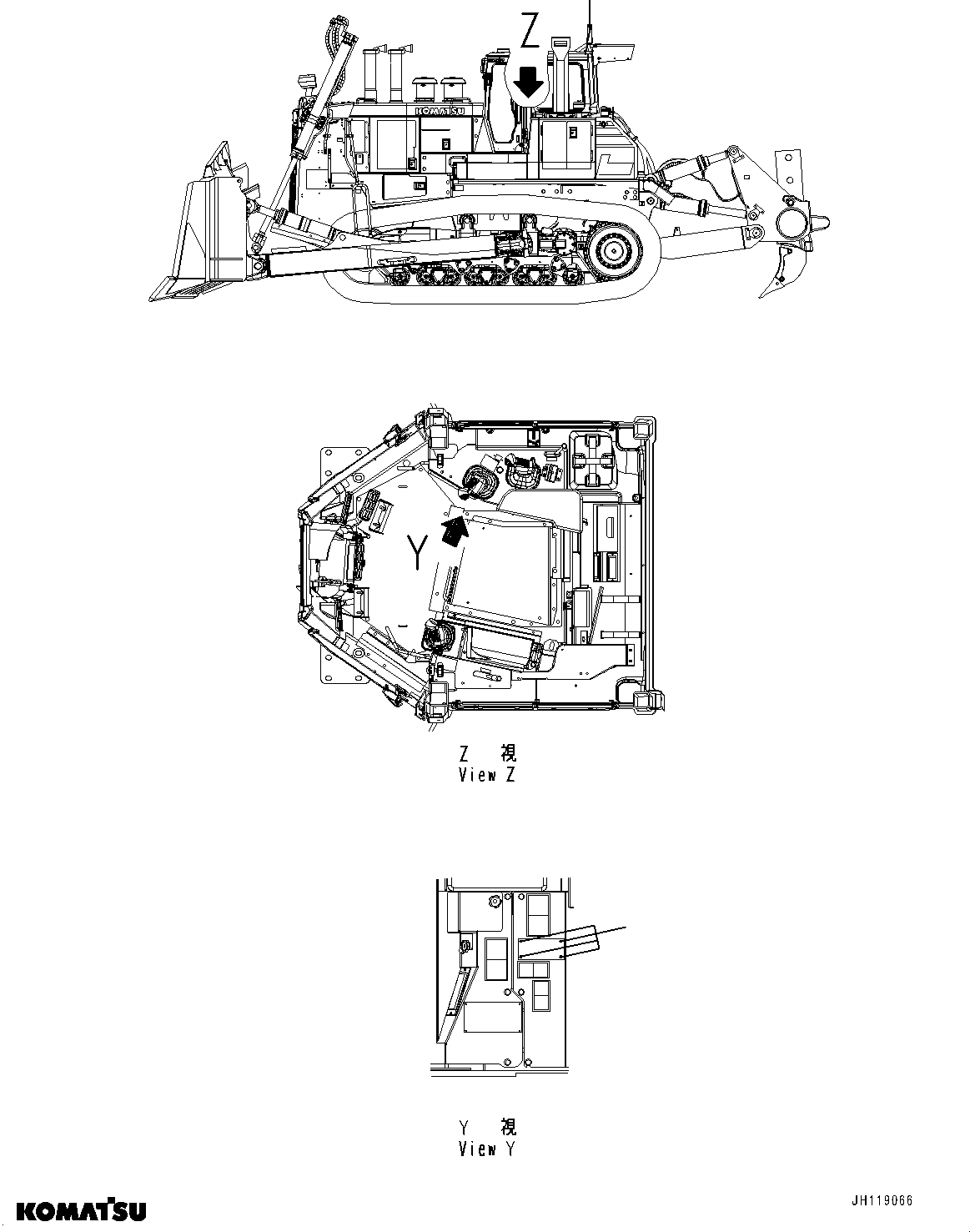 Komatsu parts book diagram for D375AI-8 S/N 81001-UP: BLIND PARTS, (#80001-)