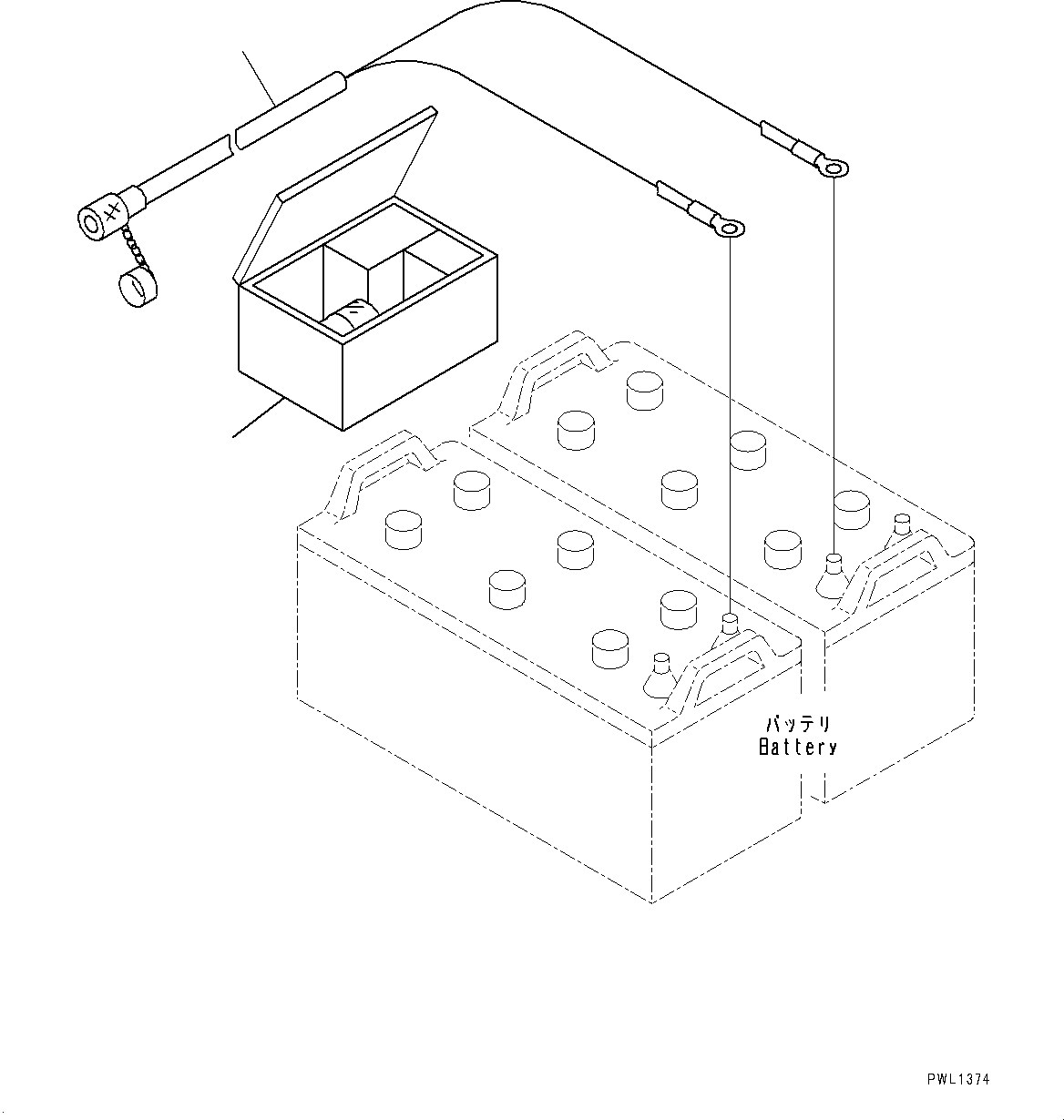 Komatsu parts book diagram for D375AI-8 S/N 81001-UP: INSPECTION LAMP, (#80015-)