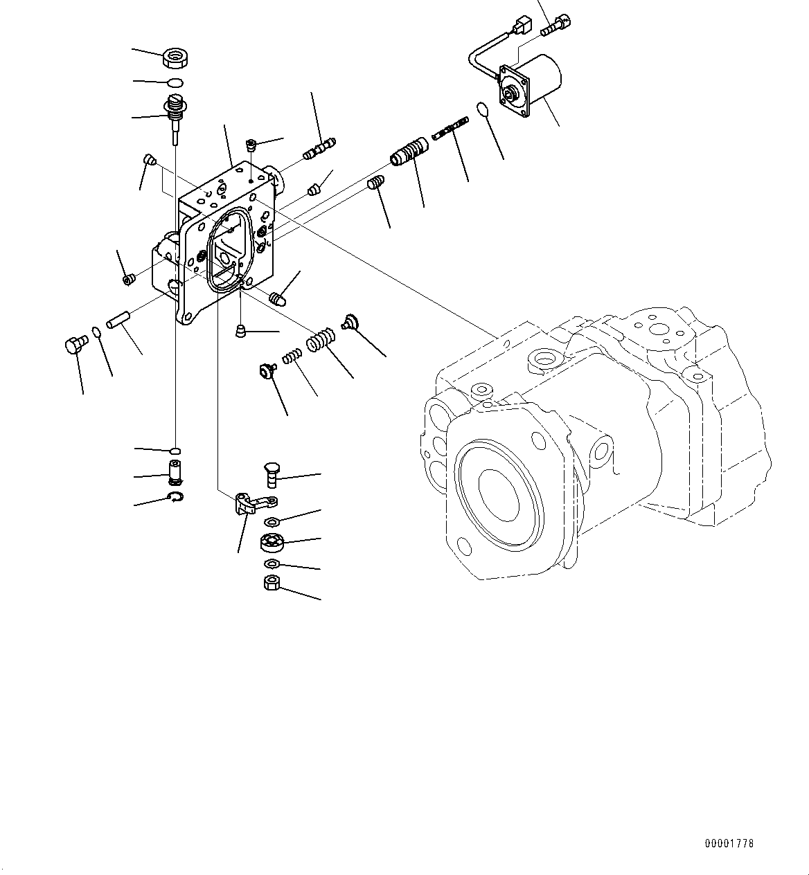 Komatsu parts book diagram for D85PX-18E0 S/N 26001-UP: POWER TRAIN OIL COOLER PIPING, HSS PUMP (4/6)(#22001-)