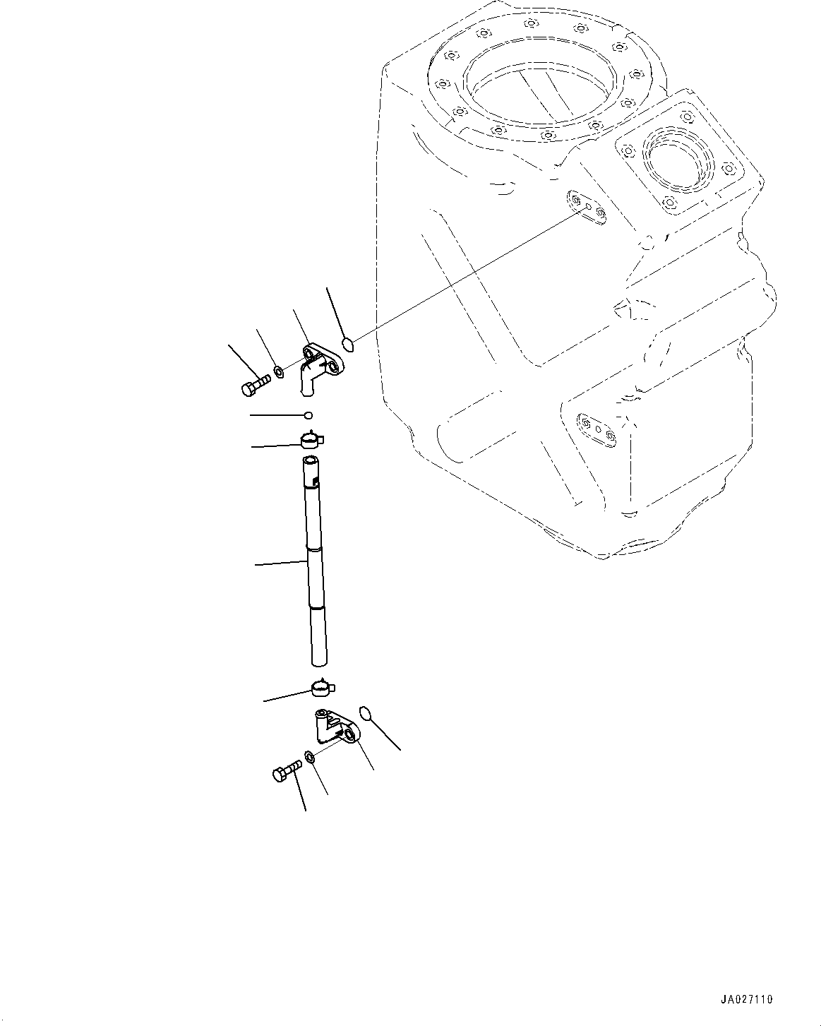 Komatsu parts book diagram for D71PXI-24 S/N 74001-UP: DEF TANK, GAUGE(#70002-)
