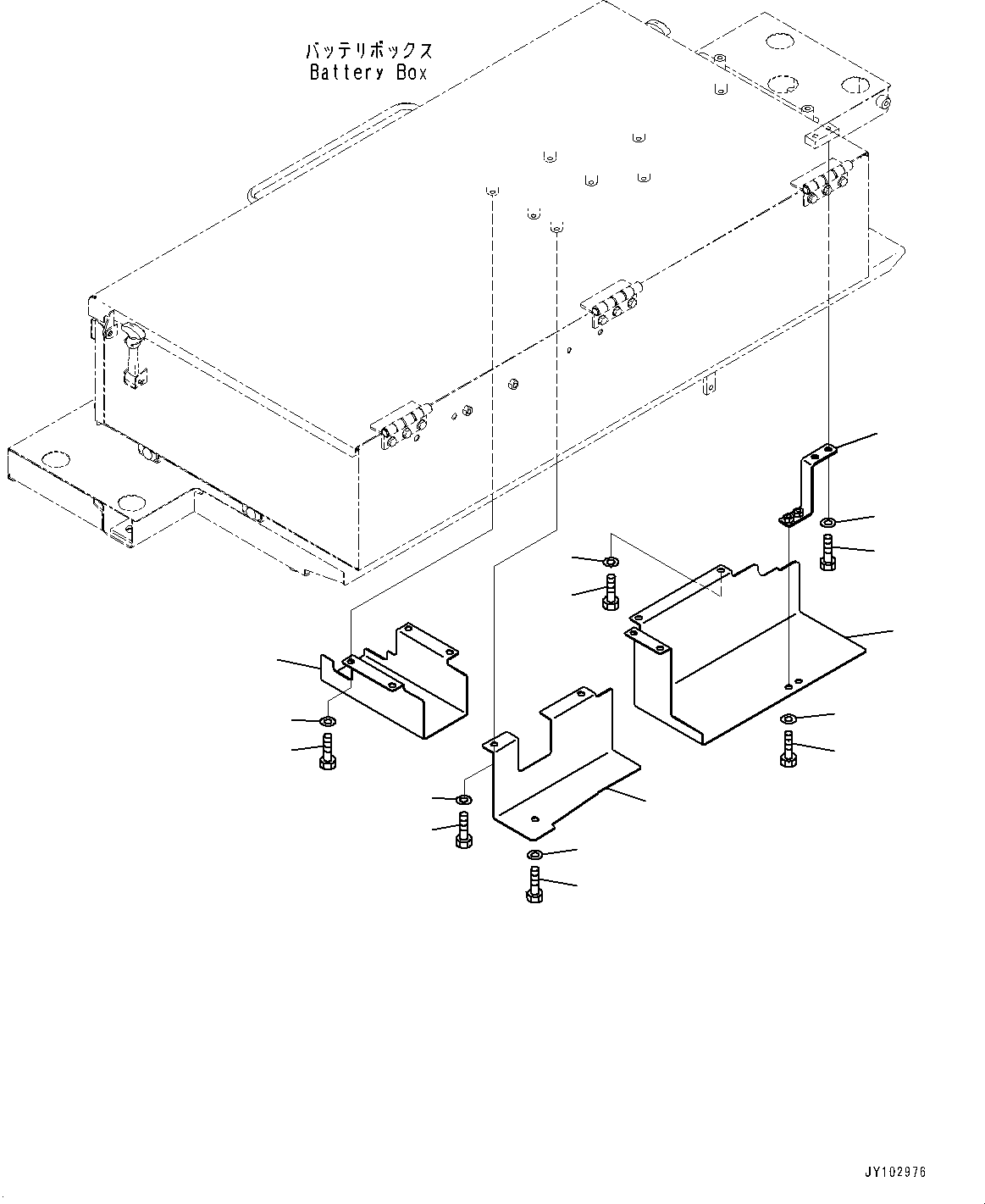 Komatsu parts book diagram for HD785-8E0 S/N 55001-UP: ELECTRIC WIRING HARNESS, MOUNTING BRACKET (4/7)(#55001-55023)