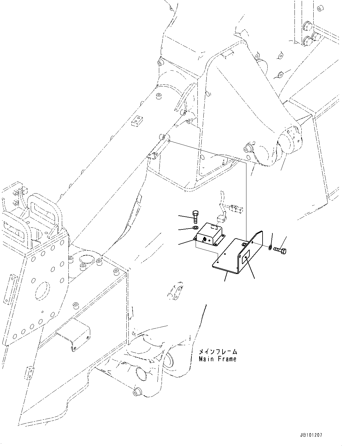 Komatsu parts book diagram for HD785-8E0 S/N 55001-UP: ENGINE SPEED CONTROL, (#55001-)