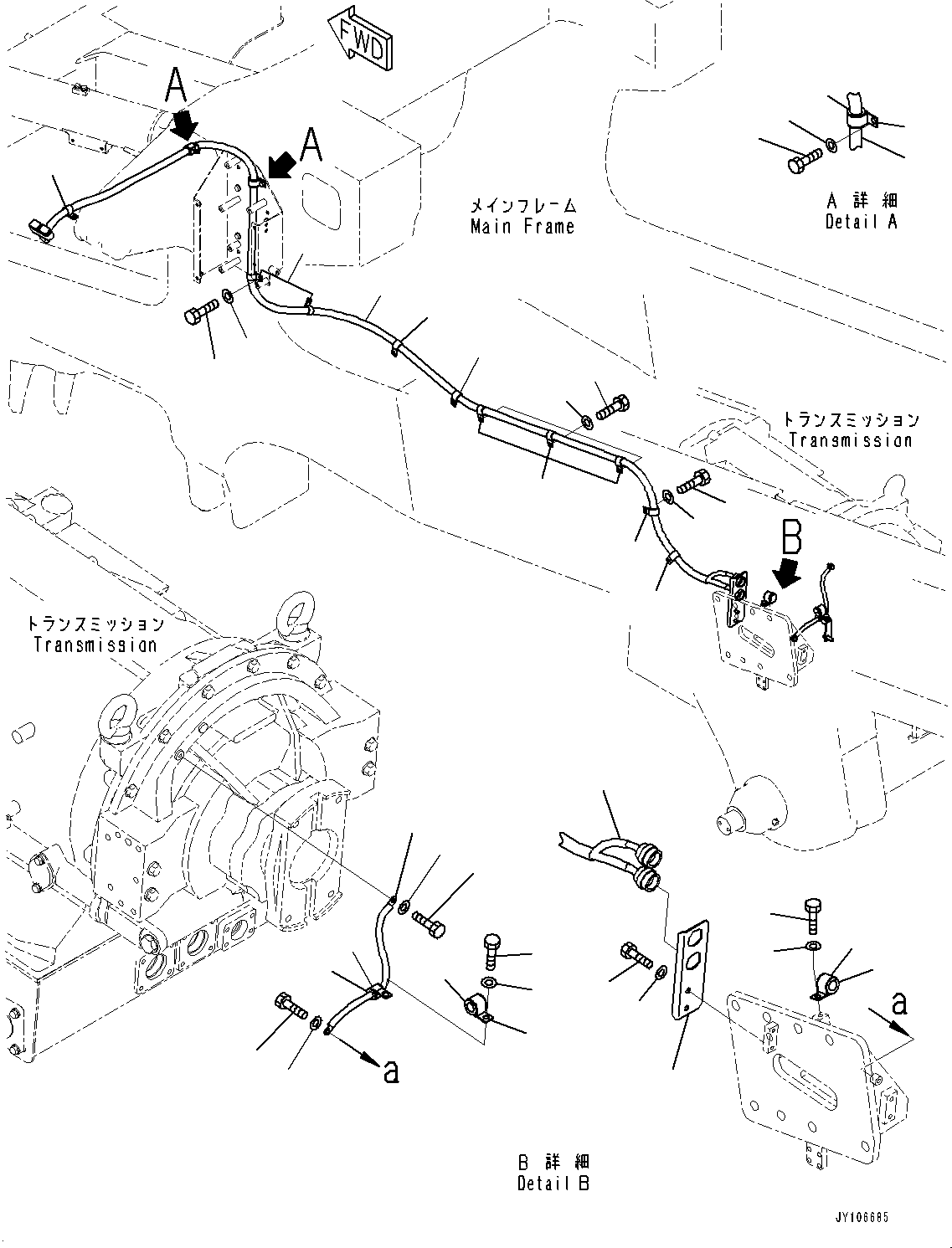 Komatsu parts book diagram for HD785-8E0 S/N 55001-UP: TRANSMISSION CONTROL,     (#55001-)