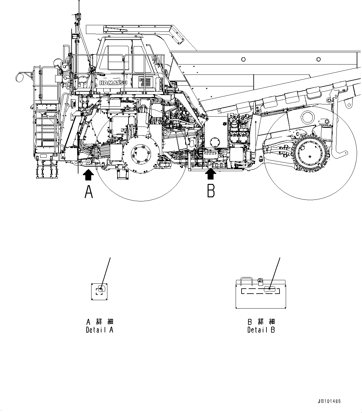 Komatsu parts book diagram for HD785-8E0 S/N 55001-UP: NAME PLATE, (#55001-)