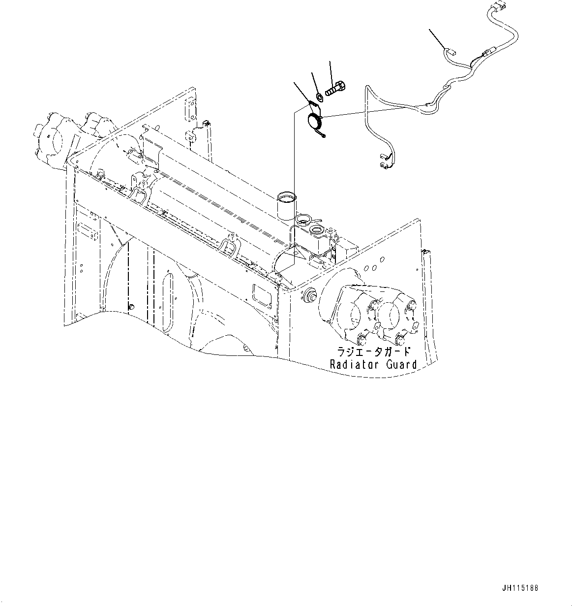 Bulldozers Komatsu / D275A-5R S/N 47001-UP(1002479c) / Horn, (#47001-)(E008001 : E0410-002001)