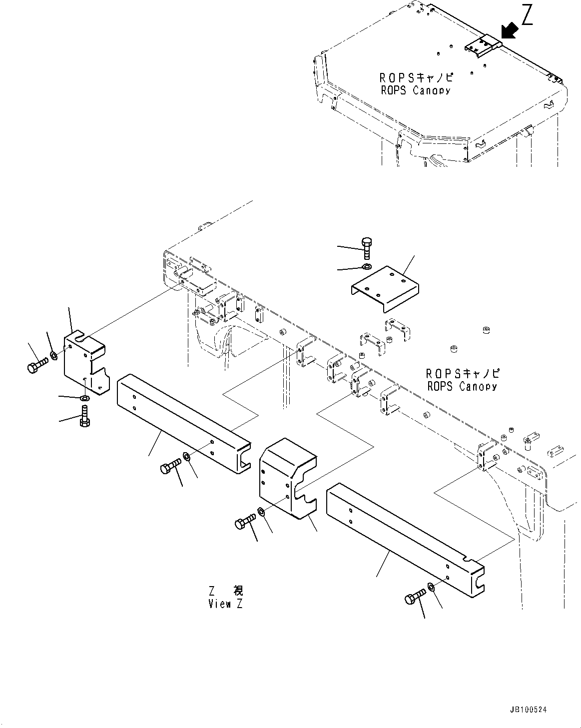 Komatsu parts book diagram for WA800-8E0 S/N 84001-UP: ELECTRICAL UNIT, WIRING HARNESS COVER(#83001-)