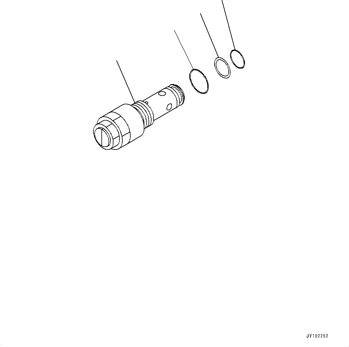 Komatsu parts book diagram for WA800-8E0 S/N 84001-UP: HYDRAULIC PIPING, RELIEF VALVE(#83001-)