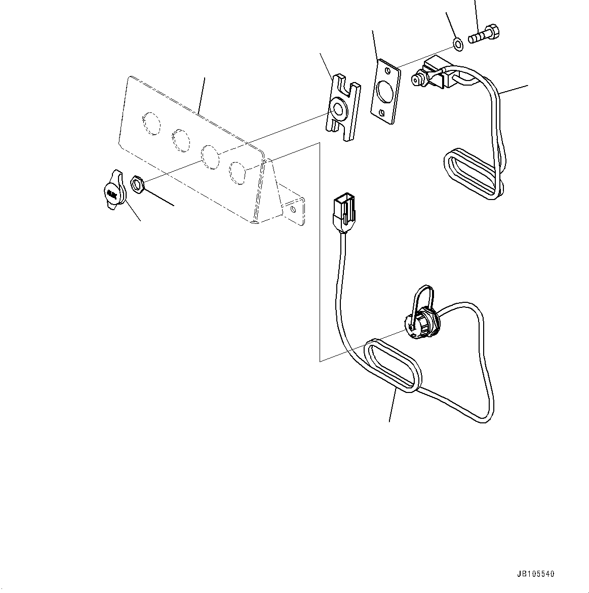 Komatsu parts book diagram for WA800-8E0 S/N 84001-UP: RADIO, RADIO RELATED PARTS(#84001-)